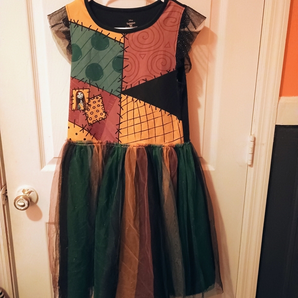 Disney Nightmare Before Christmas Sally Costume Dress - Picture 1 of 5